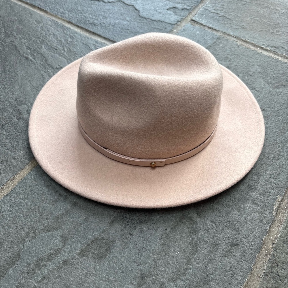 Free People Soft Pink Fedora